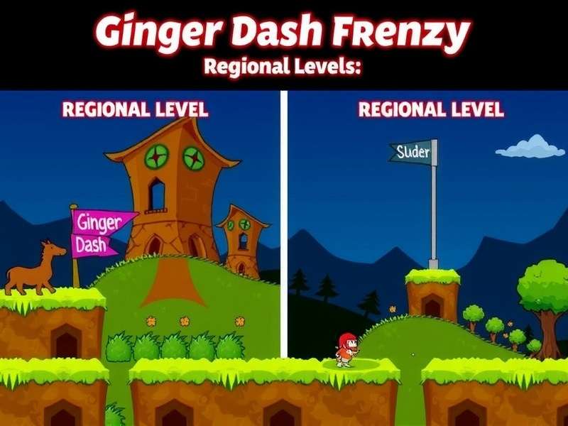 Ginger Dash Frenzy - Compare of levels: Delhi, Chennai, and Amritsar Ginger Dash Frenzy Regional Levels